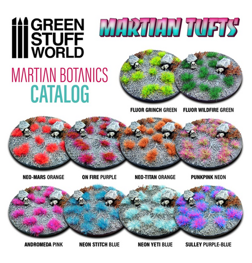 Green Stuff World: Martian Fluor Tufts - Sully Purple-Blue