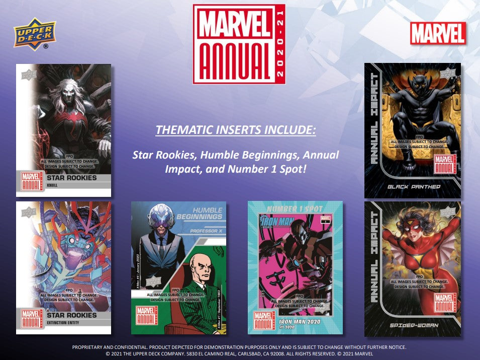 Upper Deck Marvel Annual 2020-21 - Hobby Box