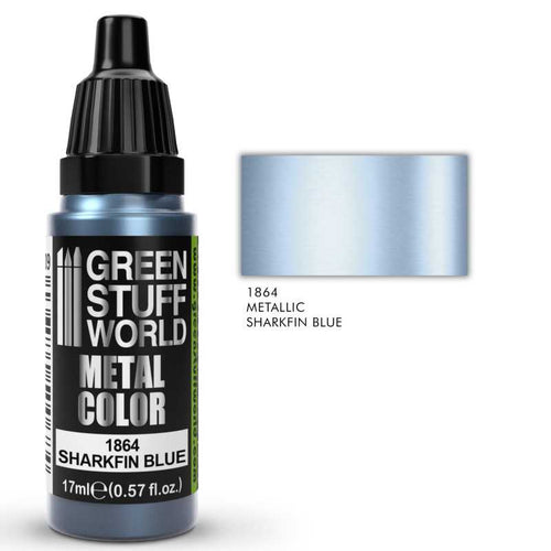 Green Stuff World: Metal Color - Sharkfin Blue (1864)