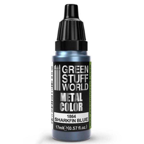 Green Stuff World: Metal Color - Sharkfin Blue (1864)