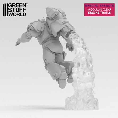Green Stuff World: 3D Printed Set - Special Effects - Modular Clear Smoke Trails