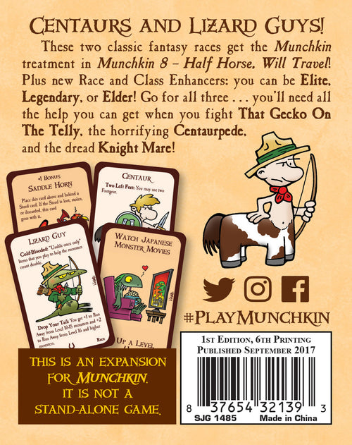 Munchkin 8 - Half Horse Will Travel (Exp)