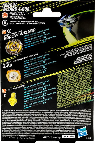 Beyblade X - Arrow Wizard 4-80B Stamina Type