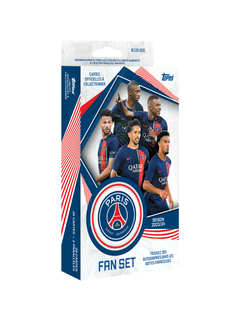 Fodboldkort Topps Paris Saint-Germain Fan Set 2023/24