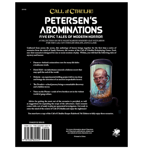 Call of Cthulhu RPG: Petersens Abominations (Eng)