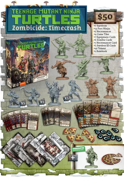 Zombicide: White Death - Teenage Mutant Ninja Turtles: Time Clash (Exp) (Eng)