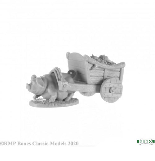 Reaper Bones: Pig & Cart