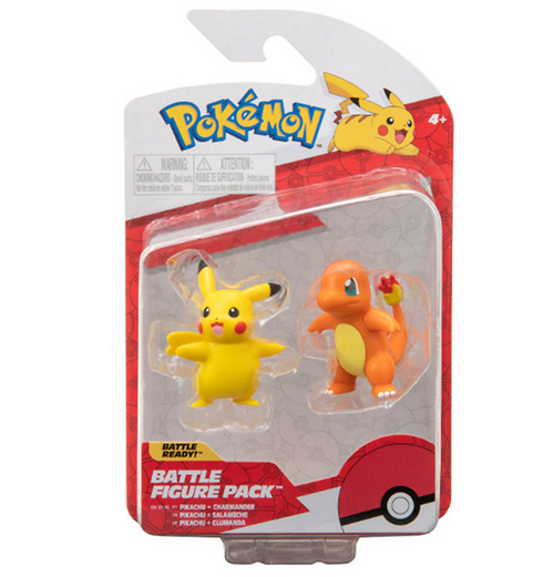 Pokemon: Battle Figure - Charmander & Pikachu