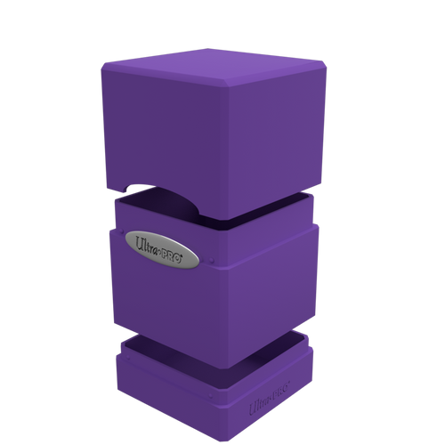 Ultra PRO Satin Tower Deck Box - Royal Purple