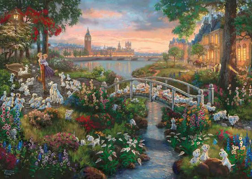 Thomas Kinkade: Disney - 101 Dalmatians - 1000 (Puslespil)