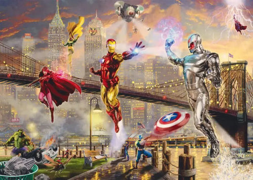 Thomas Kinkade: Marvel - Iron Man - 1000 (Puslespil)