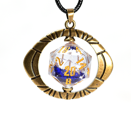 Sirius Dice - Eye of Ra D20 Necklace
