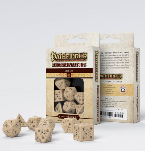 Pathfinder 2nd: Rise of Runelords - Dice Set