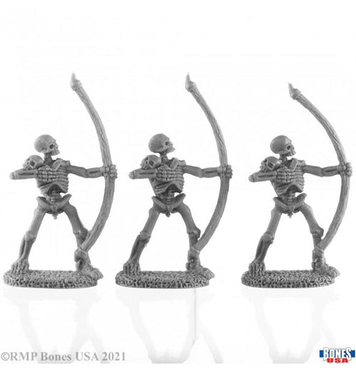Reaper Bones USA - Skeleton Archers (3 Stks)