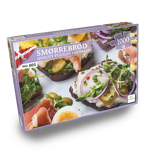 Nordic Quality Puzzles - Smørrebrød - 1000 (Puslespil)