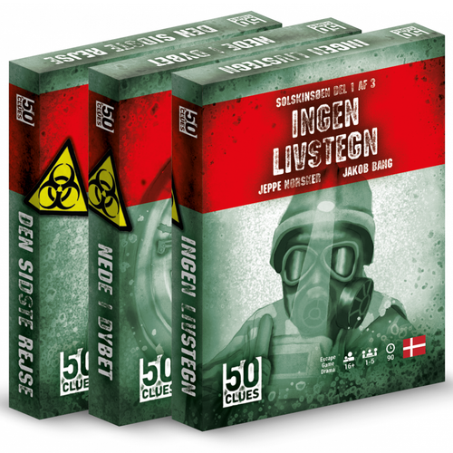 50 Clues: Solskinsøen Trilogien (Dansk)