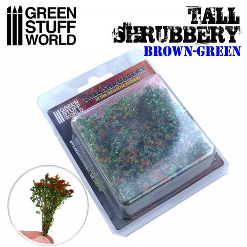 Tall Shrubbery Brown Green