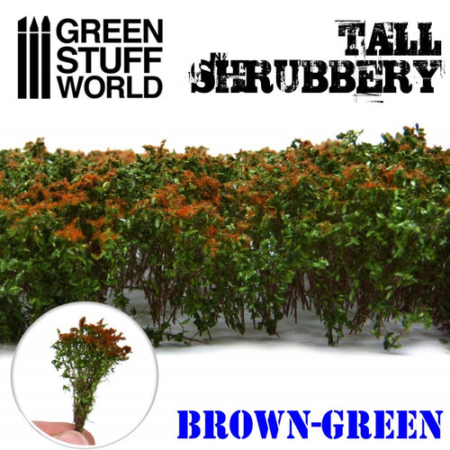 Tall Shrubbery Brown Green