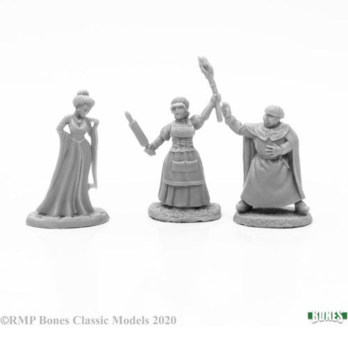 Reaper Bones - Townsfolk II (3 Stk)