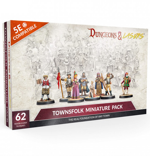 Dungeons & Lasers: Townsfolk Miniature Pack