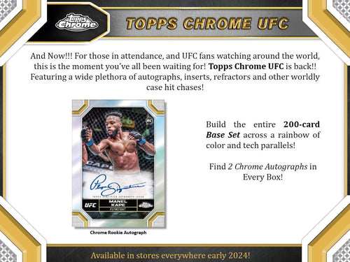 Topps Chrome UFC 2024 - Mega Box