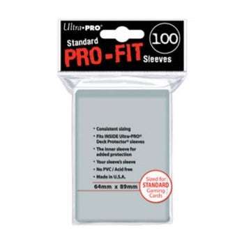 Ultra PRO Pro-Fit Standard Inner Sleeves (100)