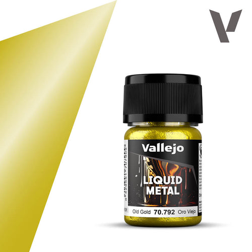 (70792) Vallejo Liquid Metal - Old Gold 35ml