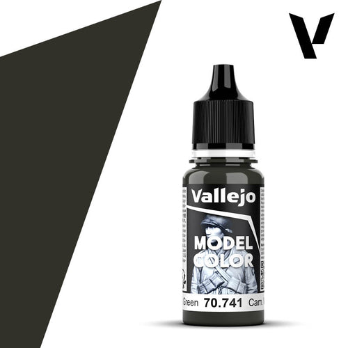 Vallejo Model Color: (70741) Cam. Black Green 18ml