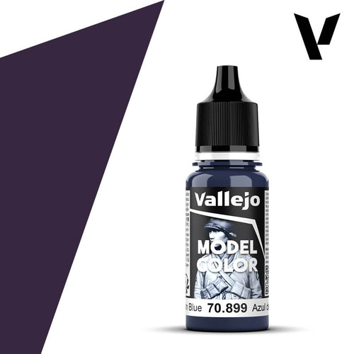 Vallejo Model Color: (70899) Dark Prussian Blue Mat 18ml