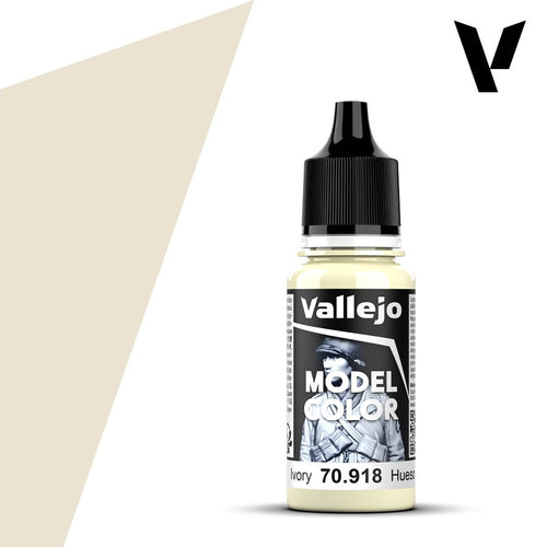 Vallejo Model Color: (70918) Ivory Mat 18ml