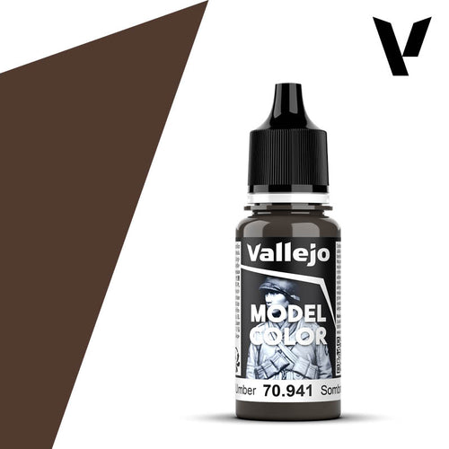 Vallejo Model Color: (70941) Burnt Umber Mat 18ml