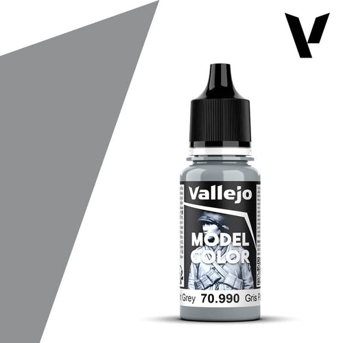 Vallejo Model Color: (70990) Light Grey Mat 18ml