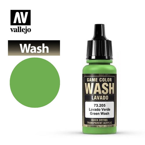 (73205) Vallejo Game Color Wash - Green Wash