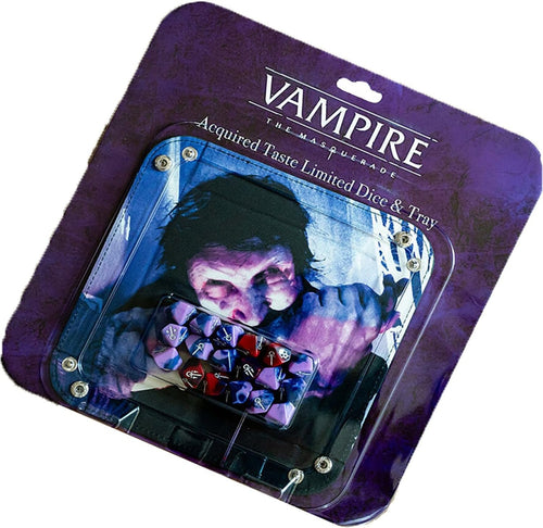 Vampire The Masquerade 5th - Acquired Taste Limited Dice & Tray Accessory Pack