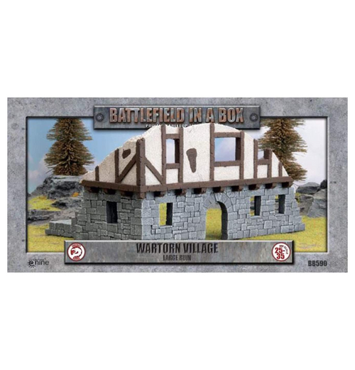 Battlefield in a box: Wartorn Village - Large Ruin