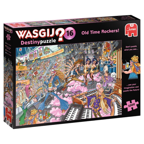 Wasgij Destiny #16: Old Time Rockers! 1000 (Puslespil)