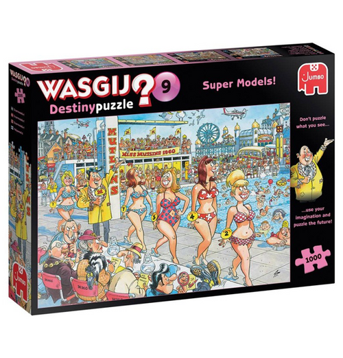 Wasgij Destiny: Super Models! - 1000 (Puslespil)