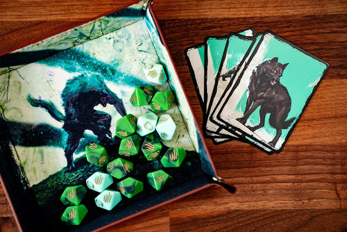 Werewolf The Apocalypse 5th - Luna's Fury Limited Dice & Tray Accessory Pack