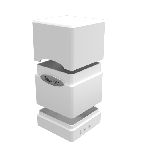 Ultra PRO Satin Tower Deck Box - Arctic White