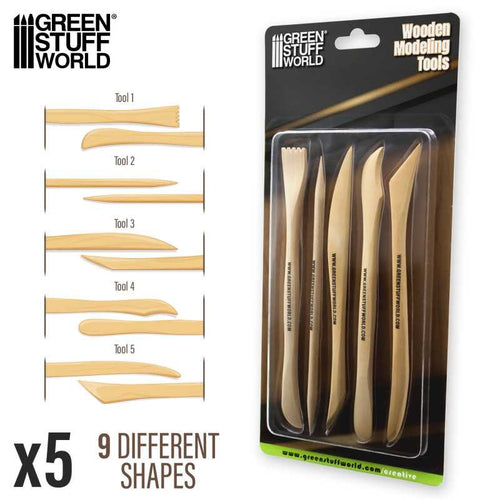Green Stuff World: Wooden Modeling Tools