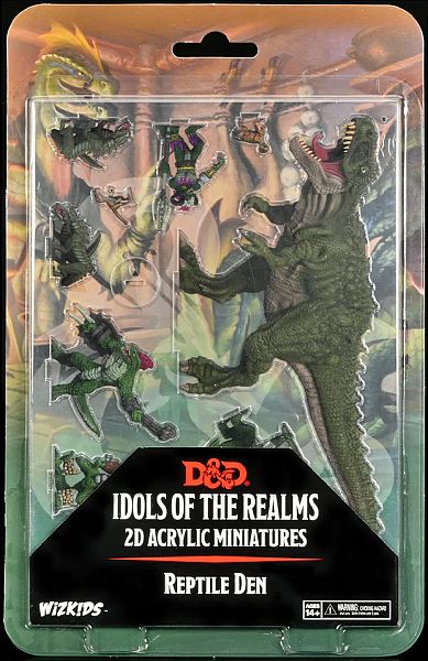 Dungeons & Dragons: 5th Ed. - Idols of the Realms: Scales & Tails - Reptile Den - 2D