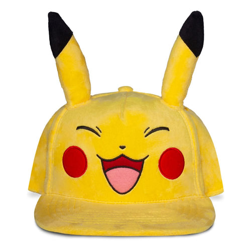 Pokémon: Plush Cap - Happy Pikachu