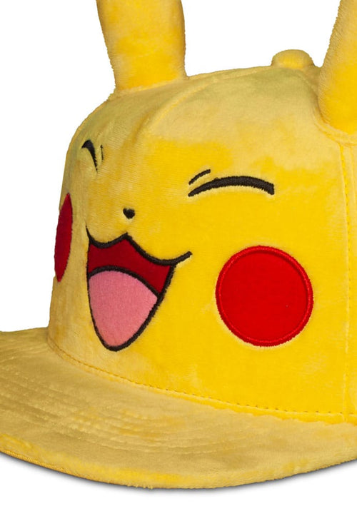 Pokémon: Plush Cap - Happy Pikachu