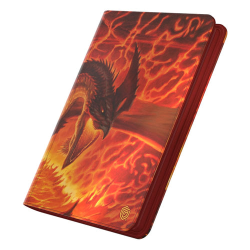 Ultimate Guard Zipfolio 360 - 18-Pocket XenoSkin™ - Tarkir Dragonstorm Magmatic Hellkite