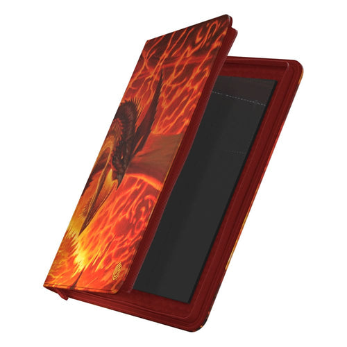 Ultimate Guard Zipfolio 360 - 18-Pocket XenoSkin™ - Tarkir Dragonstorm Magmatic Hellkite