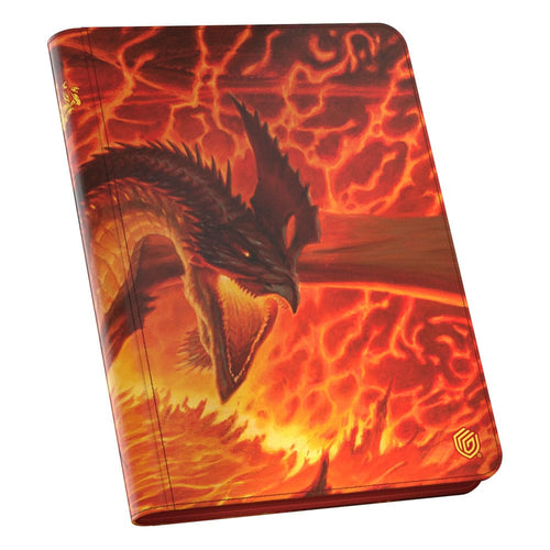 Ultimate Guard Zipfolio 360 - 18-Pocket XenoSkin™ - Tarkir Dragonstorm Magmatic Hellkite
