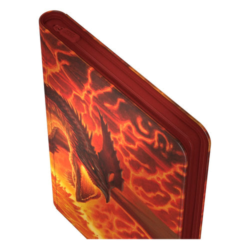 Ultimate Guard Zipfolio 360 - 18-Pocket XenoSkin™ - Tarkir Dragonstorm Magmatic Hellkite