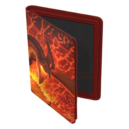 Ultimate Guard Zipfolio 360 - 18-Pocket XenoSkin™ - Tarkir Dragonstorm Magmatic Hellkite