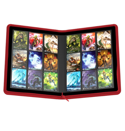 Ultimate Guard Zipfolio 360 - 18-Pocket XenoSkin™ - Red