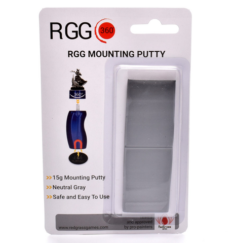Redgrassgames: Mounting Putty for RGG360 – Neutral Gray (15 g)